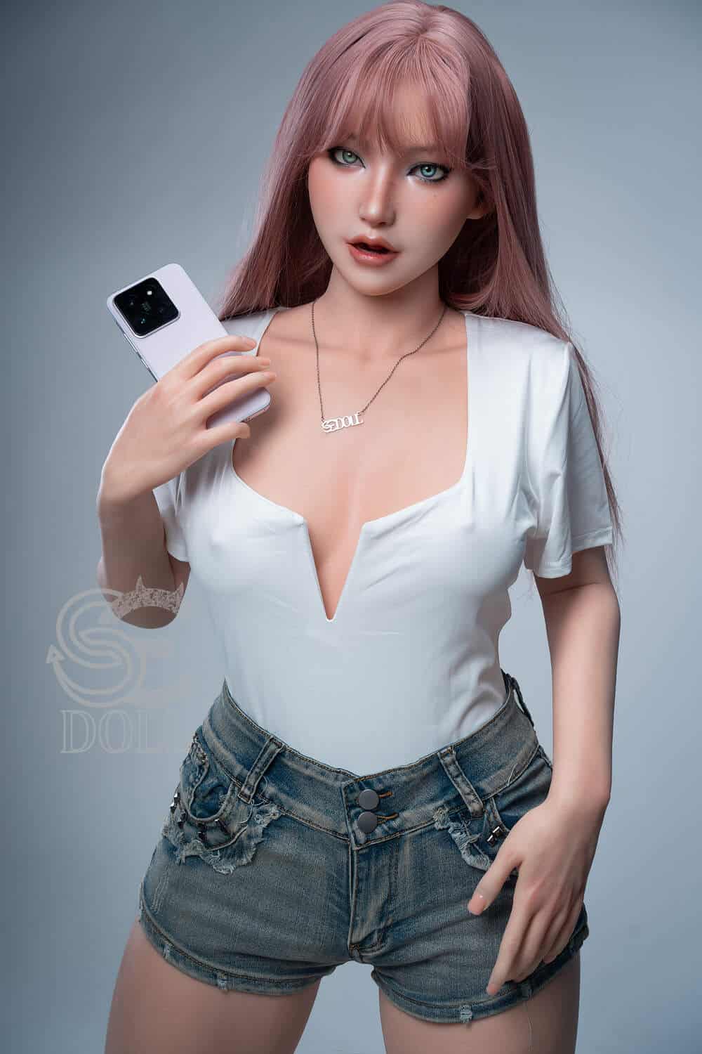 T160cm/5ft3 B-cup Silicone Sex Doll – Bridget.D (Real Skin Texture Version) - Image 11
