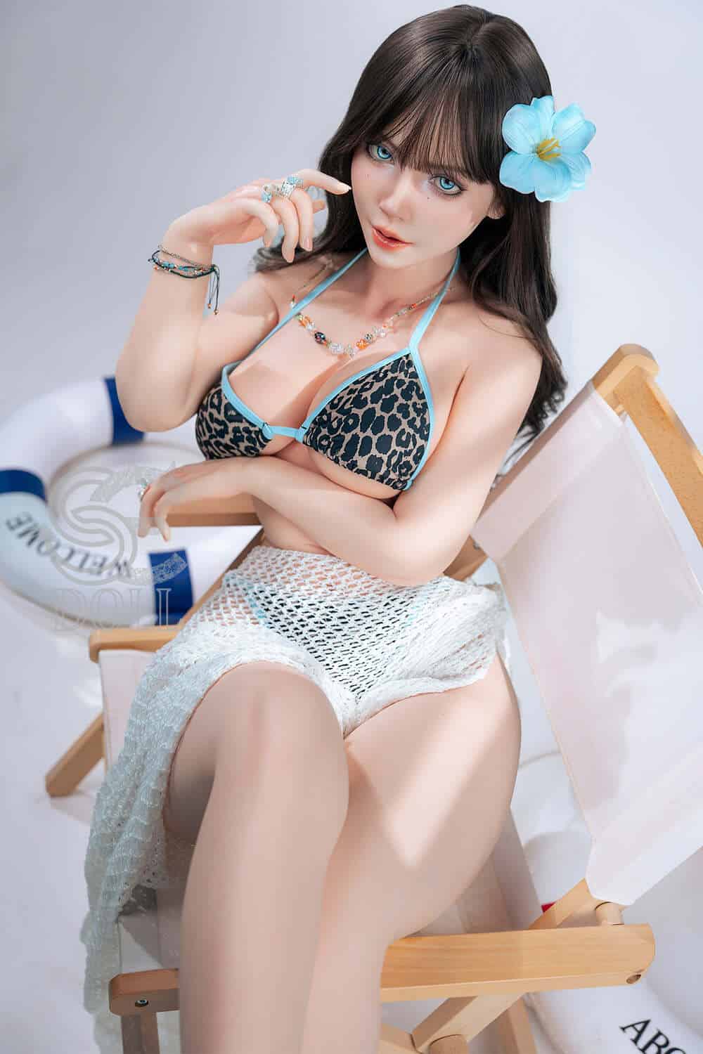 T161cm/5ft3 C-cup Silicone Sex Doll – Kemeny.E (Real Skin Texture Version) - Image 8