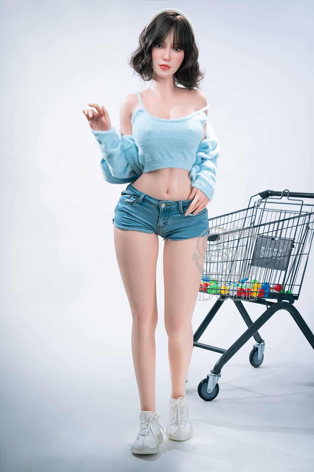 T161cm/5ft3 E-cup Silicone Sex Doll – Sylvia.A (Real Skin Texture Version) - Image 9