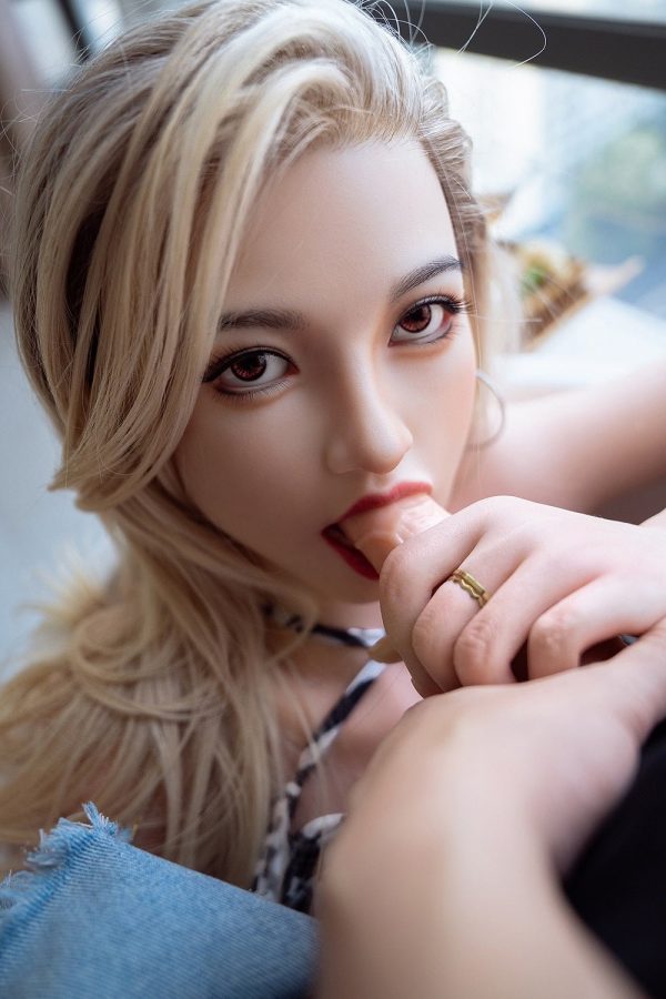 Dolly 5ft11/ 156cm #M27 Blowjob Head Full Silicone Most Realistic Blonde Big Boobs Full Size Female Sex Doll video - Image 10