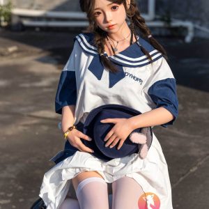 148cm/4ft10 C-cup Silicone Head Sex Doll – Luoyi