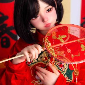 150cm/4ft11 B-cup Silicone Head Sex Doll – Duoduo