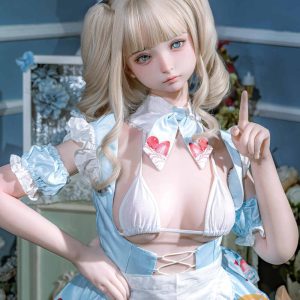 150cm/4ft11 B-cup Silicone Head Sex Doll – Nancy
