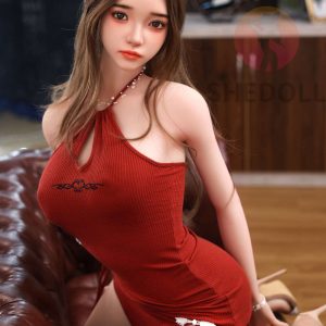 158cm/5ft2 C-cup Silicone Head Sex Doll – Rose