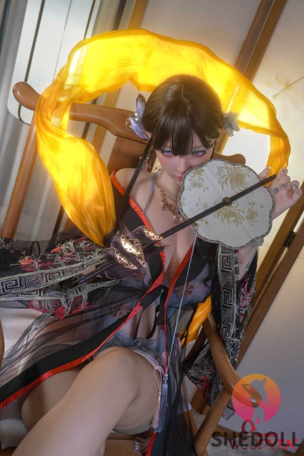 163cm/5ft4 H-cup Silicone Head Sex Doll – Chuyue