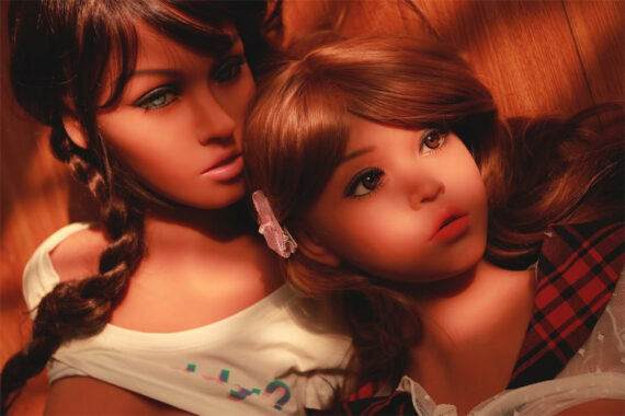 Realistic female love doll with detailed facial features and lifelike appearance for companionship.